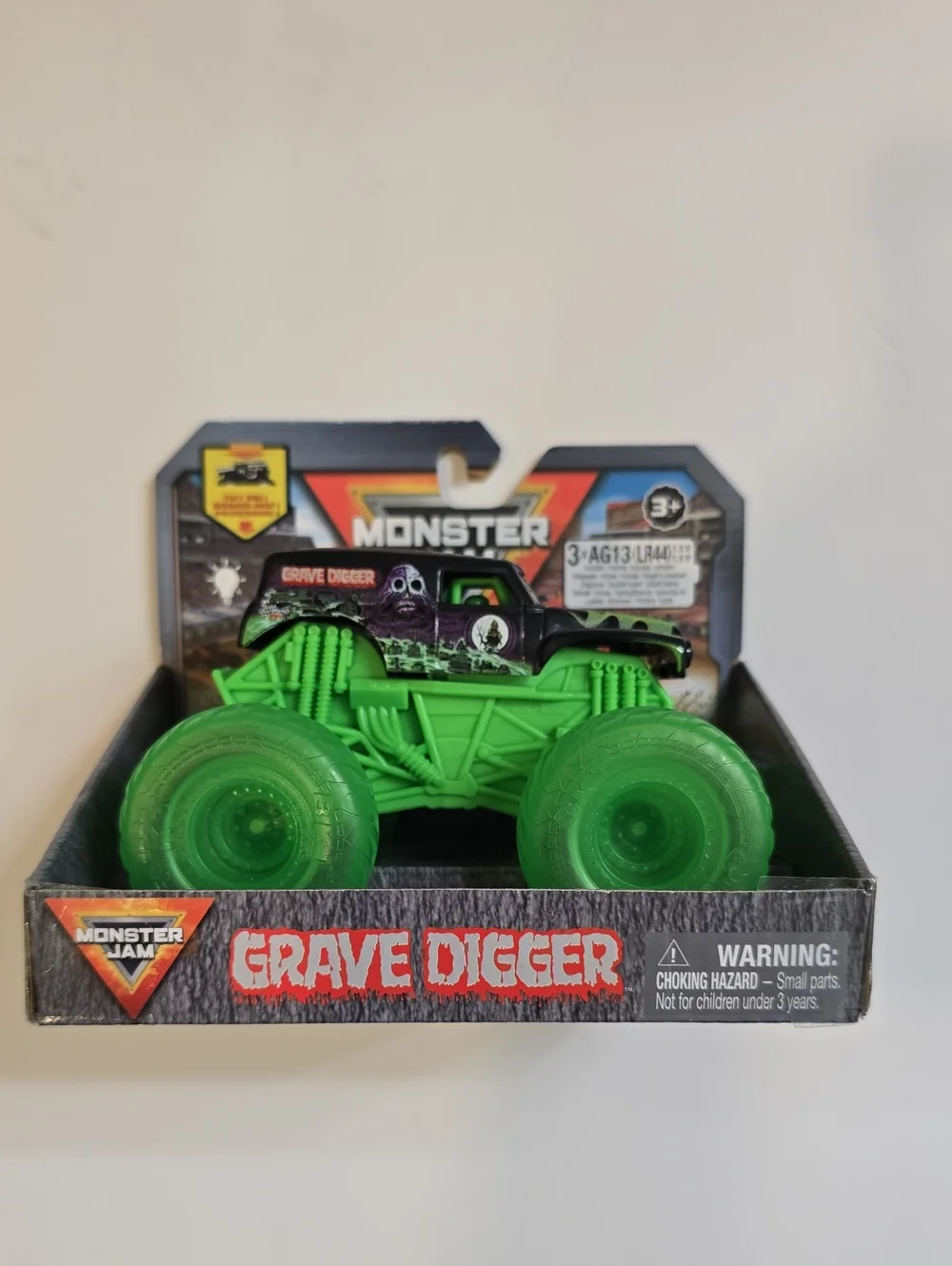 Grave Digger Monster Jam Green Monster Truck Toy